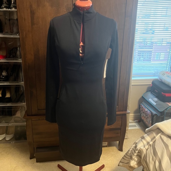 BNWT Athleta Black winter dress size Small/Tall - Picture 7 of 7